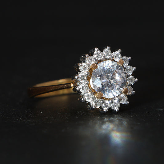 Radiant Halo Ring