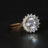 Radiant Halo Ring