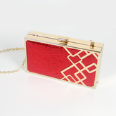 Red Scarlet Clutch