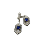 The Queen Sapphire Drop Earrings