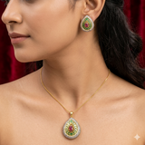 The meena Mahal pendant set