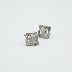The Sparkling Shuriken Stud Earrings