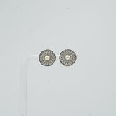 The Heart Of Pearl Stud Earrings