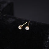 The Charm Diamond Stud Earrings
