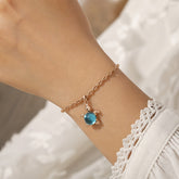 Silver - Tone Sea Turtle Bracelet