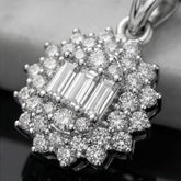 Sunburst Baguette Pendant
