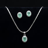 Emerald Cut Pastel Halo Trio