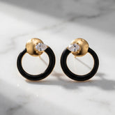 Midnight Halo Earrings
