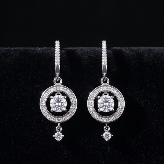 Halo Harmony Drop Earrings