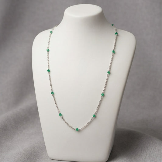 Green Beads Chain