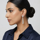 The Floral Grace Dangling Earrings