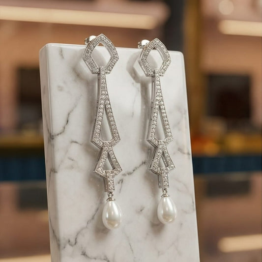 The Trilogy Drop Earrings