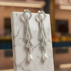 The Trilogy Drop Earrings
