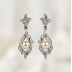 The Pearl Within Drop Earrings