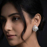 Aura Pearl Swirl Studs