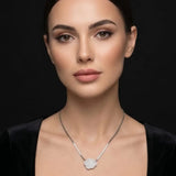 Silver Petal Drop