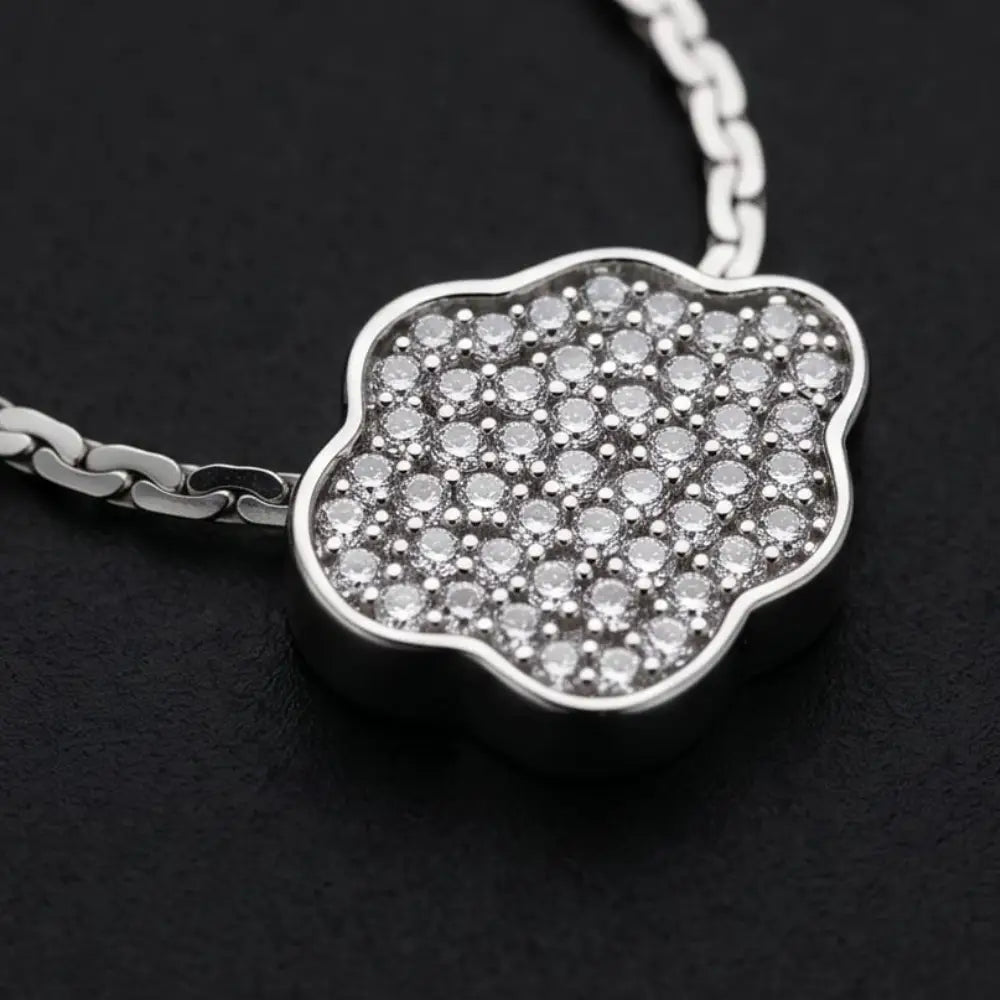 Silver Petal Drop