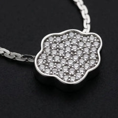 Silver Petal Drop