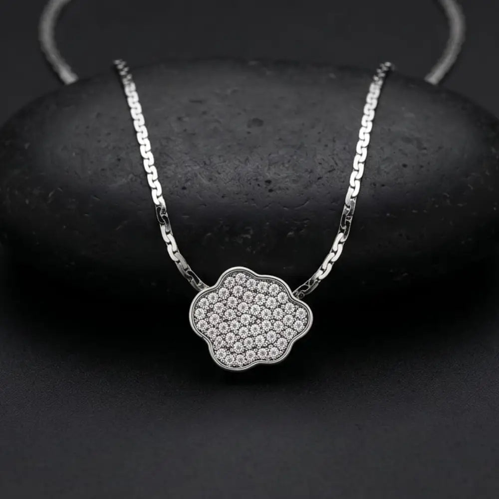Silver Petal Drop