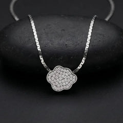 Silver Petal Drop