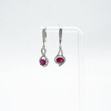 The Ravishing Ruby Drop Earrings