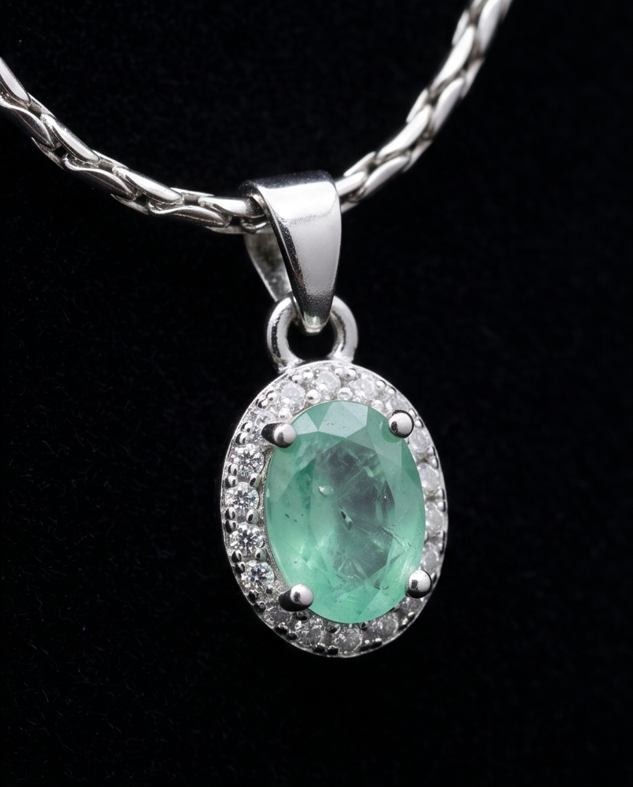 Emerald Cut Pastel Halo Trio