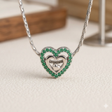Silver Aura Heart