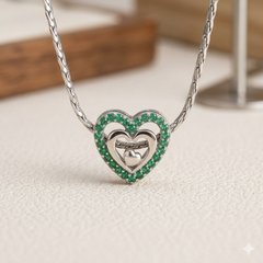 Silver Aura Heart