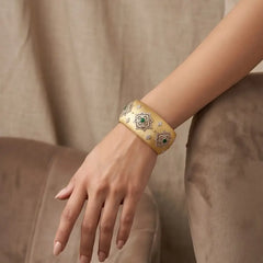 The Veridian Bloom Cuff