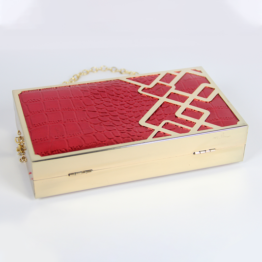 Red Scarlet Clutch