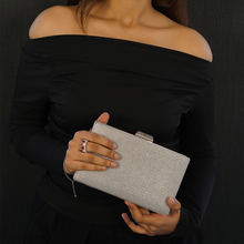 Silver Whisper Clutch