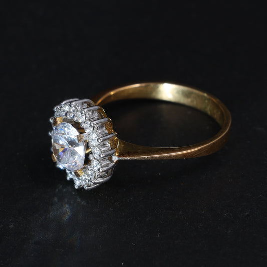 Radiant Halo Ring