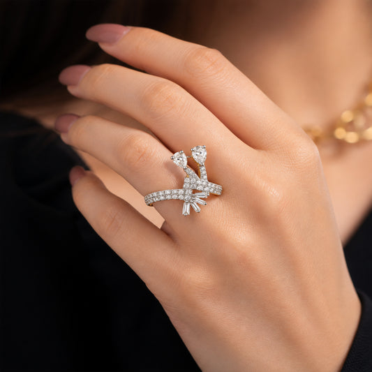 The Twin-Pear Ring