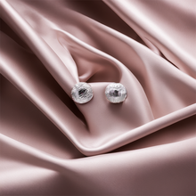 The Silver Moon Stud Earrings