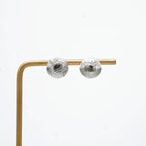 The Silver Moon Stud Earrings