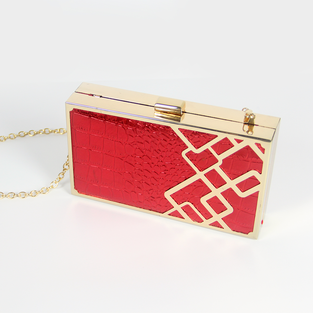 Red Scarlet Clutch