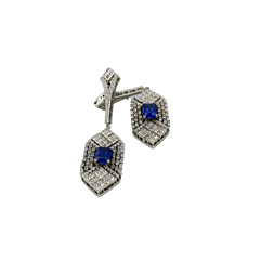 The Queen Sapphire Drop Earrings