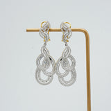 The Intertwined Ferris Drop Earrings
