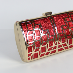 Scarlet Prism Clutch