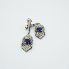The Queen Sapphire Drop Earrings