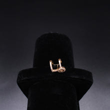 The Dainty Loop Diamond Stud Earrings