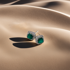 The Princely Gem Stud Earrings