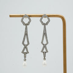 The Trilogy Drop Earrings