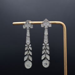 The Floral Grace Dangling Earrings