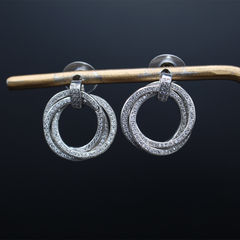 The Hula Hoop Dangling Earrings