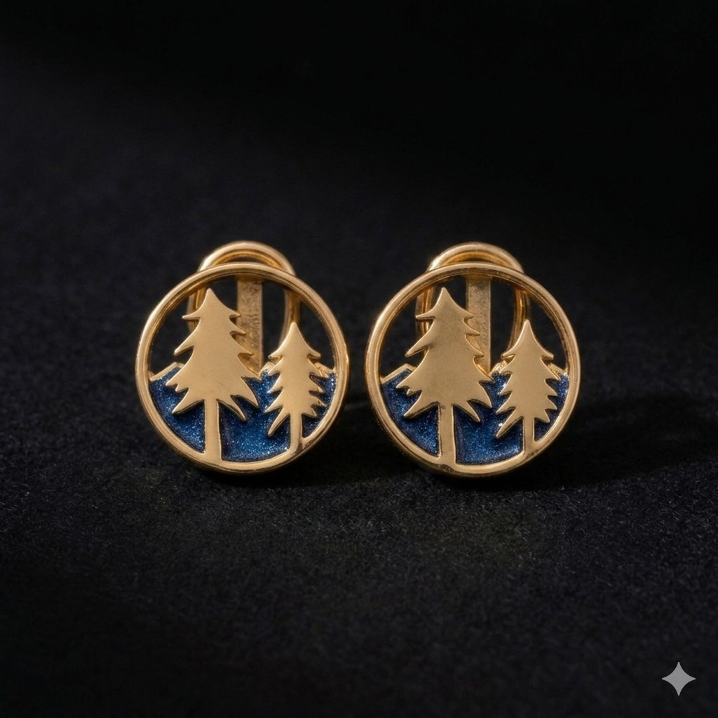 Midnight Forest Studs