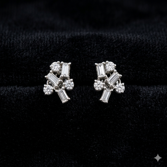 Crystal Bloom Stud