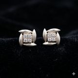 Zircon Whirl Studs