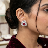 Crimson Luxe Studs