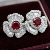 Crimson Luxe Studs